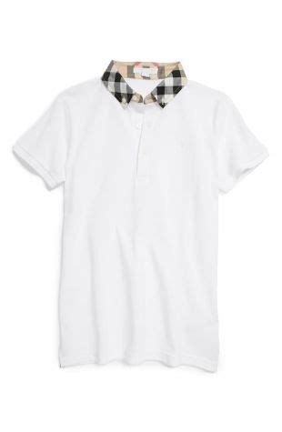 william cotton polo burberry|Cotton Polo Shirt in Black .